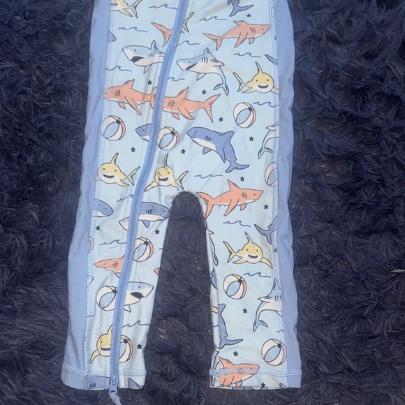 Kids Shark Print One Piece Caden lane 6-12 months - Picture 5 of 5